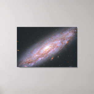 Spiraal Galaxy NGC 3972. Canvas Afdruk