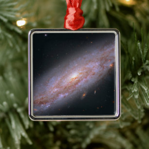 Spiraal Galaxy NGC 3972. Metalen Ornament