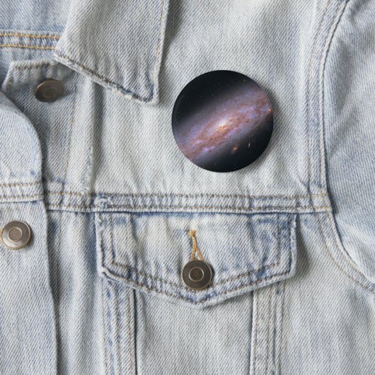 Spiraal Galaxy NGC 3972. Ronde Button 5,7 Cm (In situ)