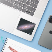Spiraal Galaxy NGC 3972. Sticker (Laptop met iPhone)