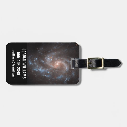 Spiraal Galaxy NGC 5584 Bagagelabel (Voorkant horizontaal)