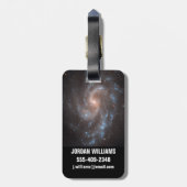 Spiraal Galaxy NGC 5584 Bagagelabel (Achterkant verticaal)