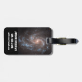 Spiraal Galaxy NGC 5584 Bagagelabel (Achterkant horizontaal)