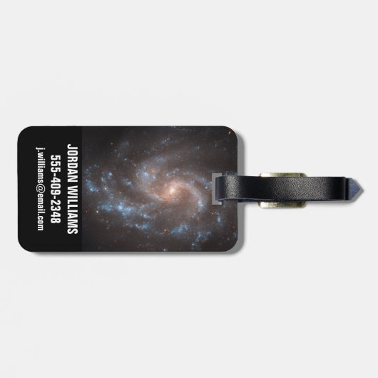 Spiraal Galaxy NGC 5584 Bagagelabel (Achterkant horizontaal)