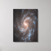 Spiraal Galaxy NGC 5584 Canvas Afdruk (Voorkant)