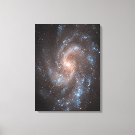 Spiraal Galaxy NGC 5584 Canvas Afdruk (Voorkant)