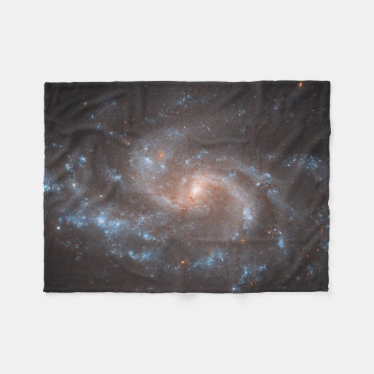 Spiraal Galaxy NGC 5584 Fleece Deken (Voorkant (Horizontaal))