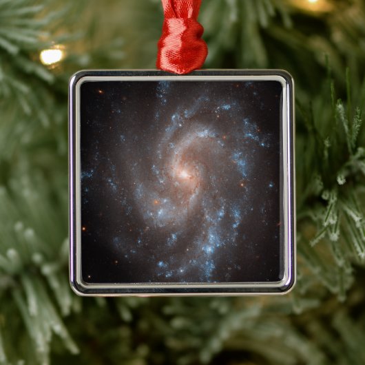 Spiraal Galaxy NGC 5584 Metalen Ornament (Boom)