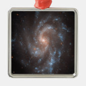 Spiraal Galaxy NGC 5584 Metalen Ornament (Voorkant)