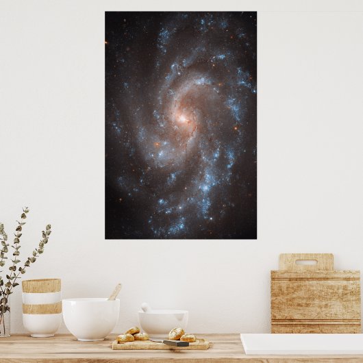 Spiraal Galaxy NGC 5584 Poster (Keuken)
