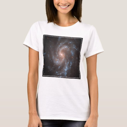 Spiraal Galaxy NGC 5584 T-shirt (Voorkant)