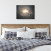 Spiraal Galaxy Space Universe Sterren Zwart Gat Sk Canvas Afdruk (Insitu (Slaapkamer))