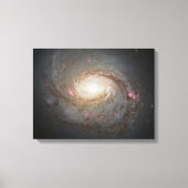 Spiraal Galaxy Space Universe Sterren Zwart Gat Sk Canvas Afdruk (Voorkant)