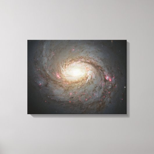 Spiraal Galaxy Space Universe Sterren Zwart Gat Sk Canvas Afdruk (Voorkant)
