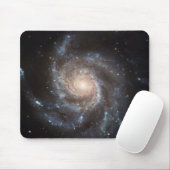 Spiraal Galaxy Top uitzicht Muismat (Met muis)
