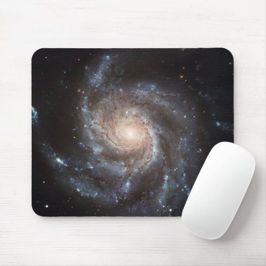 Spiraal Galaxy Top uitzicht Muismat (Met muis)