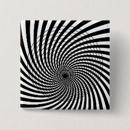 SPIRAAL GEOMETRISCHE OP ART BUTTON