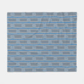 Spiraal gestreept fleece deken (Voorkant (Horizontaal))