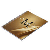 Spiraal Glamoureuze Monogram Notitieboek (Linkerzijde)