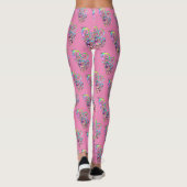Spiraal Hart Handgeschilderd Ontwerp 1 Leggings (Achterkant)