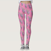 Spiraal Hart Handgeschilderd Ontwerp 1 Leggings (Voorkant)