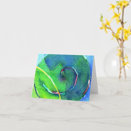 Spiraal I Kaart (Gele Bloem)