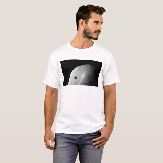 Spiraal Illusie 3D T-shirt (Voorkant volledig)