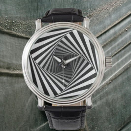 Spiraal illusie horloge