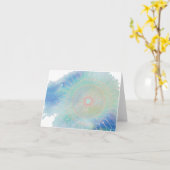 Spiraal Kaart (Gele Bloem)