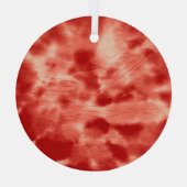 Spiraal Kaleidoscoop Psych Glas Ornament (Achterkant)
