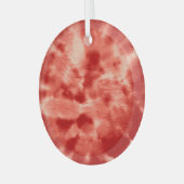 Spiraal Kaleidoscoop Psych Glas Ornament (Voorkant links)