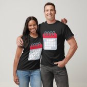 Spiraal Kalender T-shirt (Unisex)