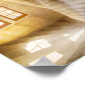 Spiraal kasteel trap, Frankrijk Poster (Hoek)
