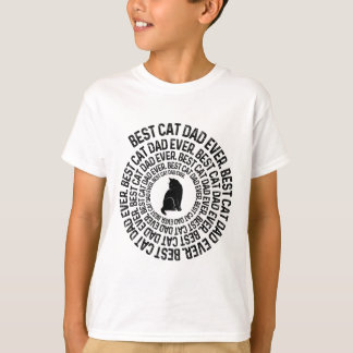 Spiraal Kat Vader - Beste Kat Papa Vader Ooit Spir T-shirt