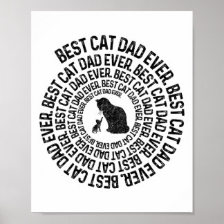 Spiraal Kat Vader - Beste Kat Vader Vader Ooit Spi Poster