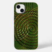 Spiraal Keltisch symbool goud metallisch Case-Mate iPhone Case (Achterkant)