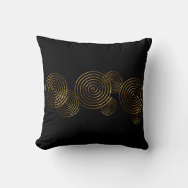 Spiraal Keltisch symbool gouden metalen Worp Kusse Kussen