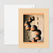 Spiraal Klei Windklok Stilleven Denk Aan Jou Briefkaart (Voorkant / Achterkant)