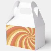 Spiraal Kleurrijke Achtergrond Favoriet Box Bedankdoosjes (Voorkant)