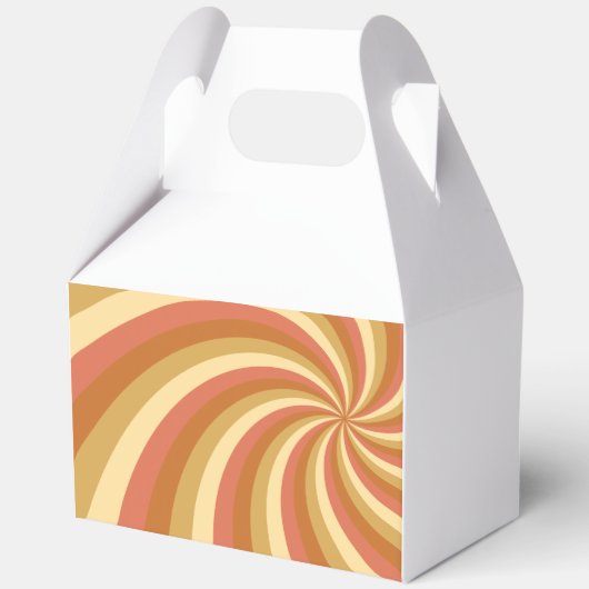 Spiraal Kleurrijke Achtergrond Favoriet Box Bedankdoosjes (Voorkant)