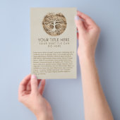 Spiraal levensboom - Yggdrasil Flyer (Hand)