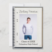 Spiraal Notebook - Afstudeeraankondiging Kaart (Voorkant)