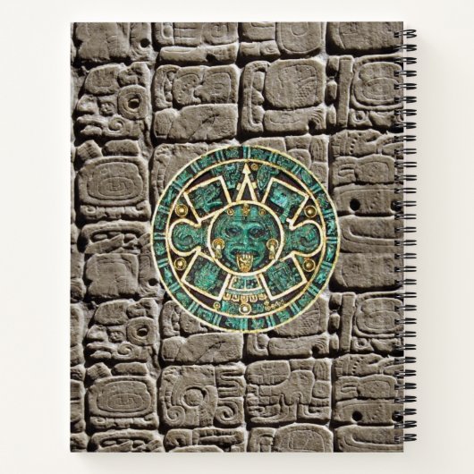 Spiraal Notebook Aztec Stones Notitieboek (Achterkant)