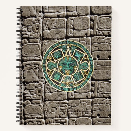 Spiraal Notebook Aztec Stones Notitieboek (Voorkant)