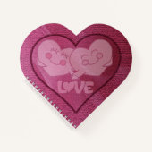 Spiraal Notebook Happy Love Hearts Notitieboek (Voorkant)