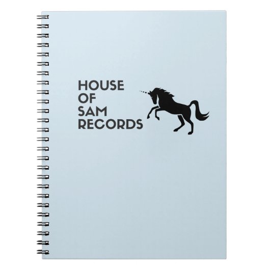 Spiraal Notebook - House of Sam Records Notitieboek (Voorkant)