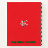 Spiraal Notebook-Kerst Zeemeermin Dagboek Notitieboek (Achterkant)