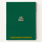 Spiraal Notebook-Kerst Zeemeermin Dagboek Notitieboek (Achterkant)