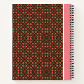 Spiraal Notebook met Diamantpatroon Notitieboek (Achterkant)