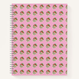 Spiraal Notebook met witte chocolade bekleding Notitieboek